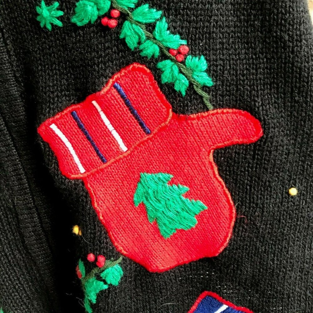Bryn Connelly Not so Ugly Christmas Vest Large EUC - Picture 5 of 12